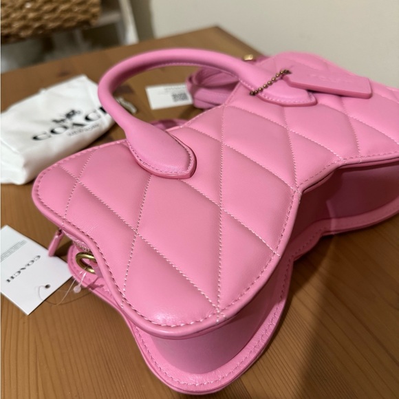 🥰 Coach Bow Bag With Quilting - Picture 7 of 13